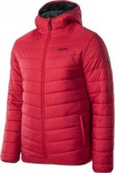 Kurtka męska Hi-Tec Navaro czerwona r. 2XL. Czerwone kurtki męskie Hi-tec, m, bez wzorów, bez kaptura. Za 138.44 zł.