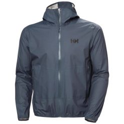 Kurtka wodoodporna Helly Hansen Verglas Fastpack. Szare kurtki męskie Helly Hansen, na lato, xl, bez wzorów, z materiału, bez kaptura. Za 979.50 zł.