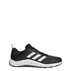 Buty treningowe Everyset. Białe buty sportowe męskie Adidas, bez wzorów, z materiału, bez zapięcia. W wyprzedaży za 343.40 zł.