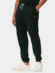 BOSS Spodnie dresowe Mix&Match 50515305 Zielony ciemny Regular Fit. Zielone spodnie sportowe męskie Boss, m, bez wzorów, z bawełny. Za 229.99 zł.