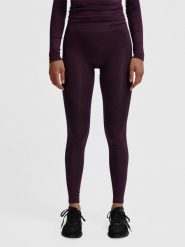 Damskie legginsy bezszwowe z wysokim stanem Hummel Shaping. Czerwone legginsy damskie Hummel, bez wzorów, z dzianiny. Za 168.00 zł.