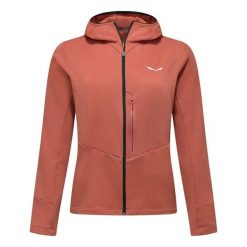 Damska kurtka turystyczna z kapturem Salewa Pedroc 3. Zielone kurtki sportowe damskie Salewa, xl, bez wzorów, z polaru, bez ramiączek, z kapturem, trekkingowe. Za 539.50 zł.