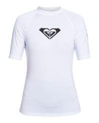 Koszulka do pływania damska ROXY Whole Hearted. Niebieskie stroje kąpielowe damskie Roxy, xs, bez wzorów, z elastanu. Za 93.99 zł.