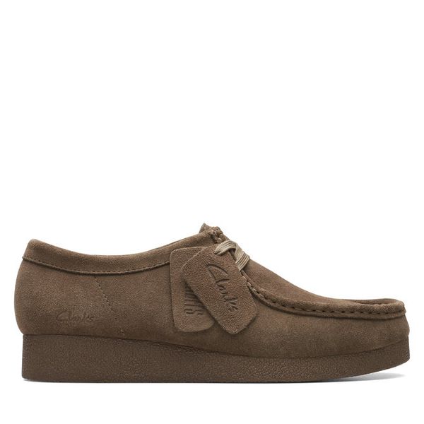 Półbuty Clarks. Białe półbuty damskie Clarks, bez wzorów, bez obcasa, na płaskiej podeszwie, bez zapięcia. Za 339.99 zł.