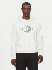 HUGO Bluza Dacorolo 50534947 Beżowy Relaxed Fit. Brązowe bluzy męskie Hugo, l, bez wzorów, z bawełny, bez ramiączek, bez kaptura. Za 309.99 zł.