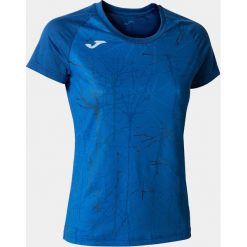 Koszulka do biegania damska Joma Elite IX. Niebieskie bluzki damskie Joma, l, bez wzorów, sportowe, bez kołnierzyka, bez ramiączek. W wyprzedaży za 131.20 zł.