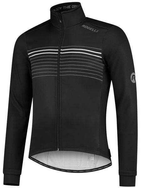 Kurtka rowerowa męska Rogelli Kalon softshell. Białe kurtki męskie Rogelli, l, bez wzorów, z gumy, bez kaptura, rowerowe. Za 240.00 zł.
