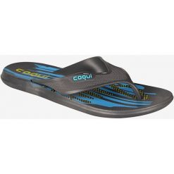Męskie klapki Coqui Levi 7971 - Węgiel szary rozmiar 42. Brązowe klapki męskie Coqui, bez wzorów, bez zapięcia. Za 131.99 zł.