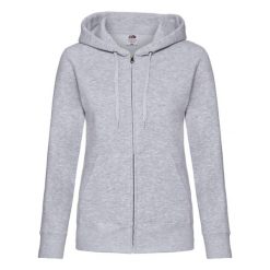 Bluza Damska Premium Z Kapturem. Białe bluzy damskie fruit of the loom, xl, bez wzorów, bez ramiączek, z kapturem. Za 200.99 zł.