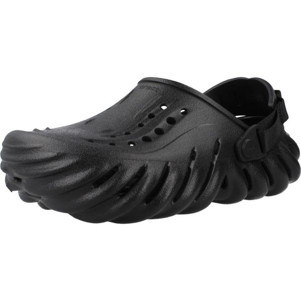 Tenisówki Crocs Model 153003 Kolor Czarny. Czarne trampki i tenisówki damskie Crocs, bez wzorów, z gumy, bez zapięcia. W wyprzedaży za 278.65 zł.
