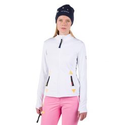 Bluza Rossignol JCC damska Climi JKT biała. Białe bluzy damskie Rossignol, l, bez wzorów, z elastanu, bez ramiączek, bez kaptura. Za 1,059.00 zł.