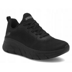 BUTY damskie SKECHERS BOBS 117385-BBK czarne niskie lekkie sportowe 39,5. Czarne obuwie sportowe damskie Skechers, bez wzorów, bez zapięcia, trekkingowe. Za 299.00 zł.