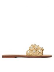 Aldo Klapki Gizelle 14003469 Beżowy. Brązowe klapki damskie Aldo, bez wzorów, ze skóry, bez obcasa, bez zapięcia. Za 259.99 zł.