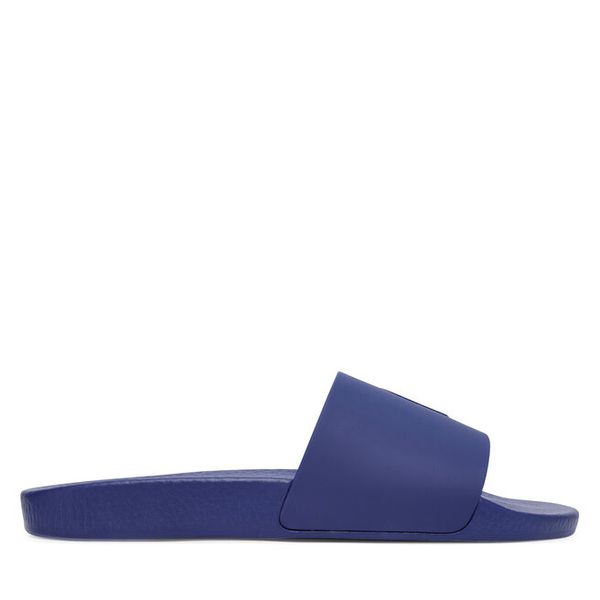 Klapki Polo Ralph Lauren. Niebieskie klapki męskie Polo Ralph Lauren, bez wzorów, bez zapięcia. Za 225.99 zł.