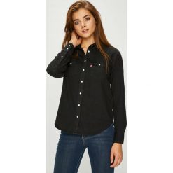 Levi's - Koszula. Czarne koszule damskie Levi's®, s, bez wzorów, z bawełny, casualowe, bez kołnierzyka, bez ramiączek. W wyprzedaży za 179.90 zł.