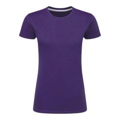Idealna Koszulka Damska. Fioletowe bluzki damskie SG, l, bez wzorów, sportowe, bez kołnierzyka, bez ramiączek. Za 34.99 zł.