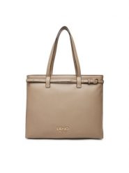 Liu Jo Torebka Ecs M Tote AF5135 E0058 Beżowy. Brązowe shopperki damskie Liu Jo, bez wzorów, ze skóry, bez dodatków. Za 539.99 zł.