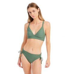 Protestujący damski top od bikini. Zielone stroje kąpielowe damskie Protest, xl, bez wzorów, z materiału. Za 211.65 zł.