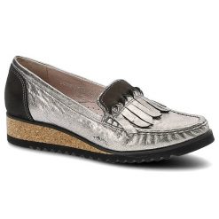 Złote Półbuty Simen Damskie Stylowe Modne Obuwie. Żółte półbuty damskie Simen, bez wzorów, z nubiku, eleganckie, bez obcasa, na koturnie, bez zapięcia. Za 189.00 zł.