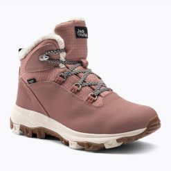 Buty trekkingowe damskie Jack Wolfskin Everquest Texapore Mid. Czerwone obuwie trekkingowe damskie Jack Wolfskin, bez zapięcia. Za 519.99 zł.