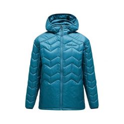 Kurtka Peak Performance męska Elevate Liner Hood turkusowa 24/25. Niebieskie kurtki męskie Peak Performance, m, bez wzorów, sportowe, bez kaptura. W wyprzedaży za 1,109.00 zł.