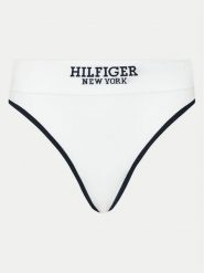 Tommy Hilfiger Stringi UW0UW05219 Biały. Białe majtki damskie Tommy Hilfiger, z bawełny. Za 139.99 zł.
