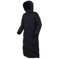 Płaszcz damski zimowy ocieplany Ujeane. Czarne płaszcze damskie Regatta, na zimę, bez wzorów, z materiału, eleganckie, bez kołnierzyka, z kapturem. Za 389.99 zł.