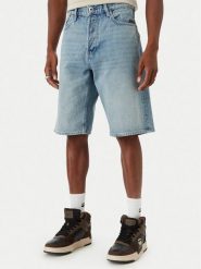 G-Star Raw Szorty jeansowe Deeggie D28474-D788 Niebieski Regular Fit. Niebieskie szorty męskie G-Star Raw, bez wzorów, z bawełny, retro. Za 279.99 zł.