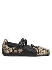 Puma Baleriny Speedcat Ballet Snake Wns 405326 01 Brązowy. Brązowe balerinki damskie Puma, bez wzorów, ze skóry, bez obcasa, bez zapięcia. Za 419.99 zł.