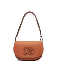 Guess Torebka Calebra HWBG95 36210 Brązowy. Brązowe listonoszki damskie Guess, z aplikacjami, ze skóry, bez dodatków. Za 449.99 zł.