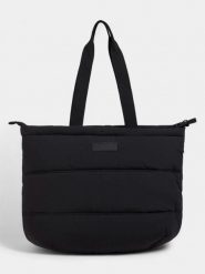 Torba Shopper Damska Fundango Skylar. Czarne torby na laptopa damskie FUNDANGO, bez wzorów, pikowane. Za 159.90 zł.