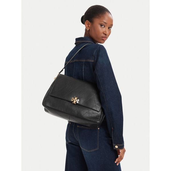 Torebka Tory Burch. Czarne listonoszki damskie Tory Burch, bez wzorów, bez dodatków. Za 3,469.00 zł.