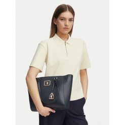 Torebka U.S. Polo Assn. Niebieskie shopperki damskie U.S. Polo Assn., bez wzorów, bez dodatków. Za 144.99 zł.