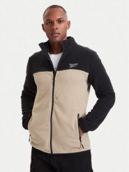 Reebok Polar RCC00104 Beżowy Regular Fit. Brązowe bluzy sportowe męskie Reebok, m, bez wzorów, z polaru, bez kaptura. Za 249.99 zł.