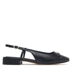 Baleriny Aldo. Czarne balerinki damskie Aldo, bez wzorów, bez obcasa, bez zapięcia. Za 369.99 zł.