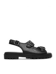 G-Star Raw Sandały CEO-WI34-3310-18608 Czarny. Czarne sandały damskie G-Star Raw, bez wzorów, ze skóry, bez obcasa, na płaskiej podeszwie, bez zapięcia. Za 249.99 zł.