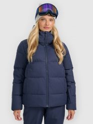 4F Kurtka narciarska membrana 5000 damska - granatowa M. Niebieskie kurtki sportowe damskie 4F, na zimę, m, bez wzorów, bez ramiączek, bez kaptura, narciarskie. W wyprzedaży za 349.99 zł.