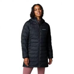 Kurtka Kobieta Columbia Isolée Powder Lite II czarny. Czarne kurtki sportowe damskie Columbia, bez wzorów, z syntetyku, bez ramiączek, bez kaptura, trekkingowe. Za 649.99 zł.