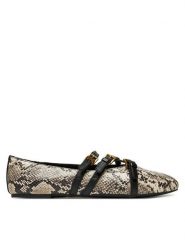 MICHAEL Michael Kors Baleriny Indy 40T5IDFP1E Beżowy. Brązowe balerinki damskie MICHAEL Michael Kors, bez wzorów, ze skóry, bez obcasa, bez zapięcia. Za 699.99 zł.