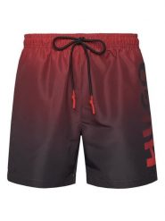 HUGO Szorty kąpielowe RAY 50555582 Czerwony Regular Fit. Czerwone kąpielówki męskie Hugo, bez wzorów, z syntetyku. Za 339.99 zł.