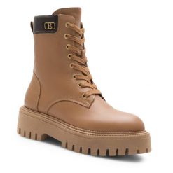 Trapery Badura. Brązowe trapery damskie Badura, bez zapięcia. Za 429.99 zł.