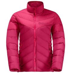 Kurtka turystyczna damska Jack Wolfskin Tundra Down. Czerwone kurtki sportowe damskie Jack Wolfskin, l, bez wzorów, z poliamidu, bez ramiączek, bez kaptura. Za 532.00 zł.