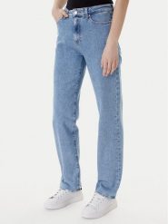 Tommy Jeans Jeansy Kira DW0DW22426 Niebieski Straight Fit. Niebieskie jeansy damskie Tommy Jeans, bez wzorów, z bawełny. Za 369.99 zł.