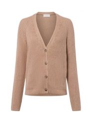 Fynch-Hatton Kardigan damski Kobiety Bawełna brązowy jednolity, L. Brązowe kardigany damskie Fynch-Hatton, l, bez wzorów, z bawełny, eleganckie, bez kołnierzyka. Za 449.95 zł.
