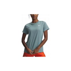 Koszulka T-Shirt Damski Under Armour Treningowy Szybkoschnący Lekki. Bluzki damskie Under Armour, bez wzorów, sportowe, bez kołnierzyka, bez ramiączek. Za 119.99 zł.