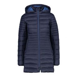 Parka damska z kapturem CMP Snaps. Niebieskie parki damskie CMP, m, bez wzorów, z poliamidu, z kapturem. Za 501.00 zł.