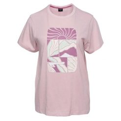 T-shirt Damski Gladys. Czerwone t-shirty damskie Hi-tec, bez wzorów, casualowe, bez kołnierzyka, bez ramiączek. Za 72.99 zł.