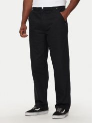 Converse Spodnie materiałowe M Converse Woven Pant 10026010-A02 Czarny Relaxed Fit. Czarne spodnie materiałowe męskie Converse, bez wzorów, z bawełny. Za 219.99 zł.