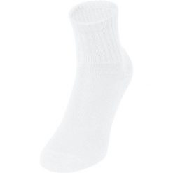 Skarpetki Jako sport courtes 3-pack. Białe skarpety męskie Jako, bez wzorów, z materiału. Za 70.89 zł.