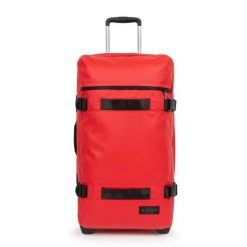 Walizka na kółkach Eastpak Transit'R M. Czerwone walizki damskie Eastpak, bez wzorów, z materiału, duże. Za 716.00 zł.